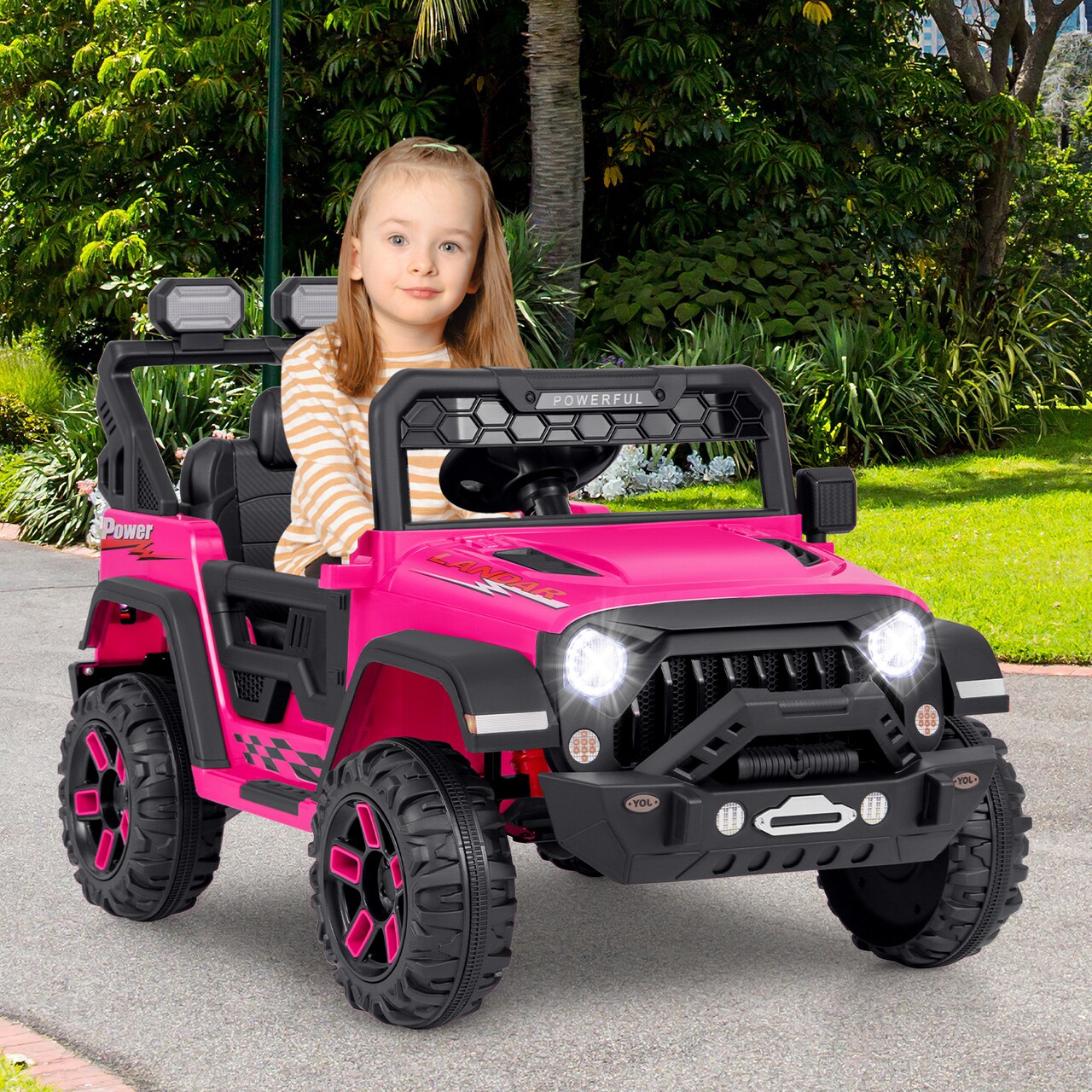 12V Electric Kids Ride on Truck with Remote Control and Music